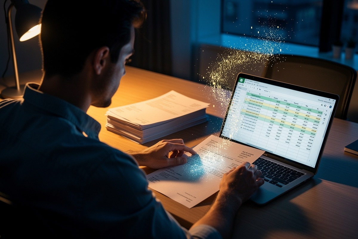 Extraction de données de facture PDF vers Excel : IA gratuite